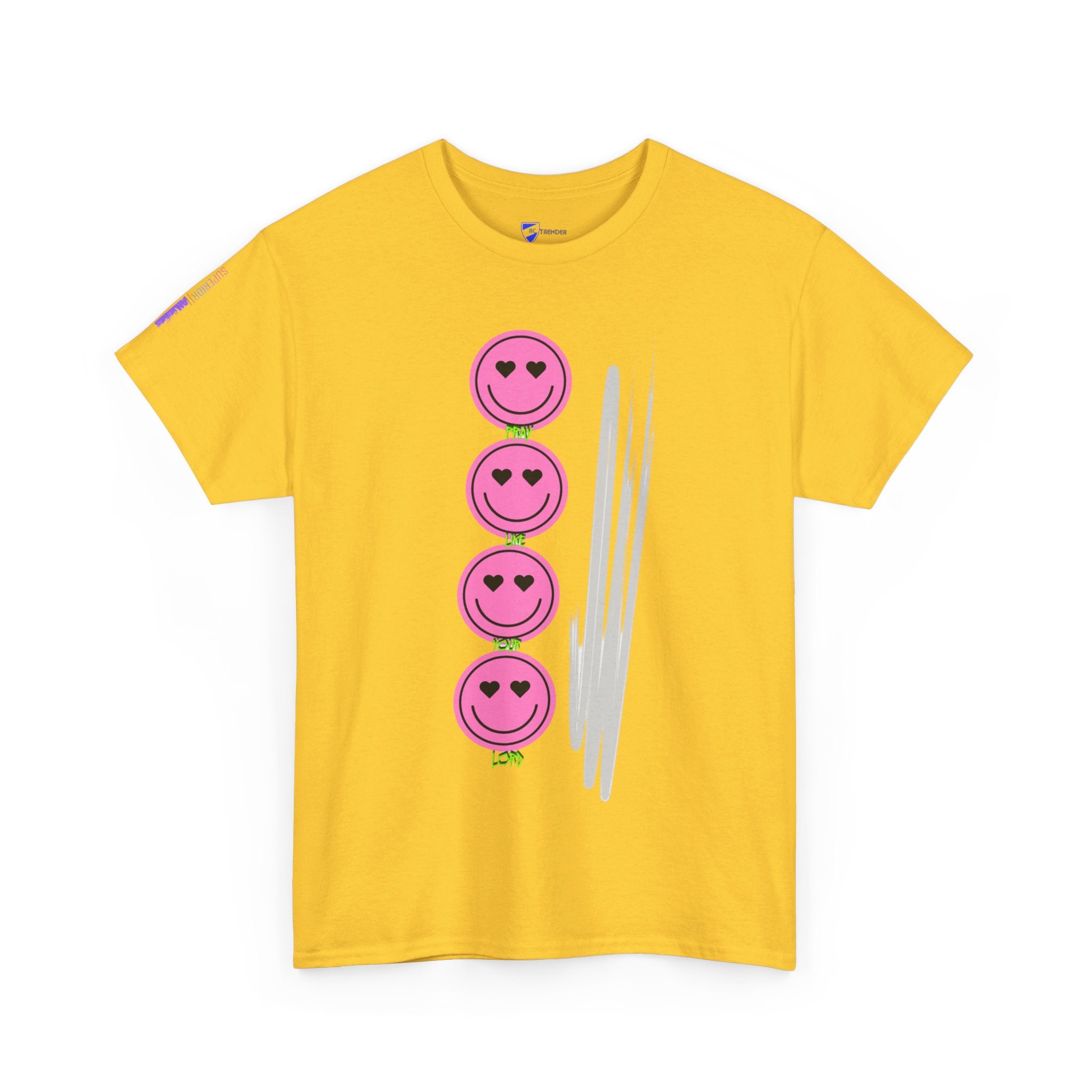 RCNSONS Unisex Heavy Cotton Smileys Tee