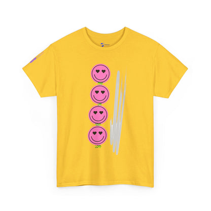 RCNSONS Unisex Heavy Cotton Smileys Tee