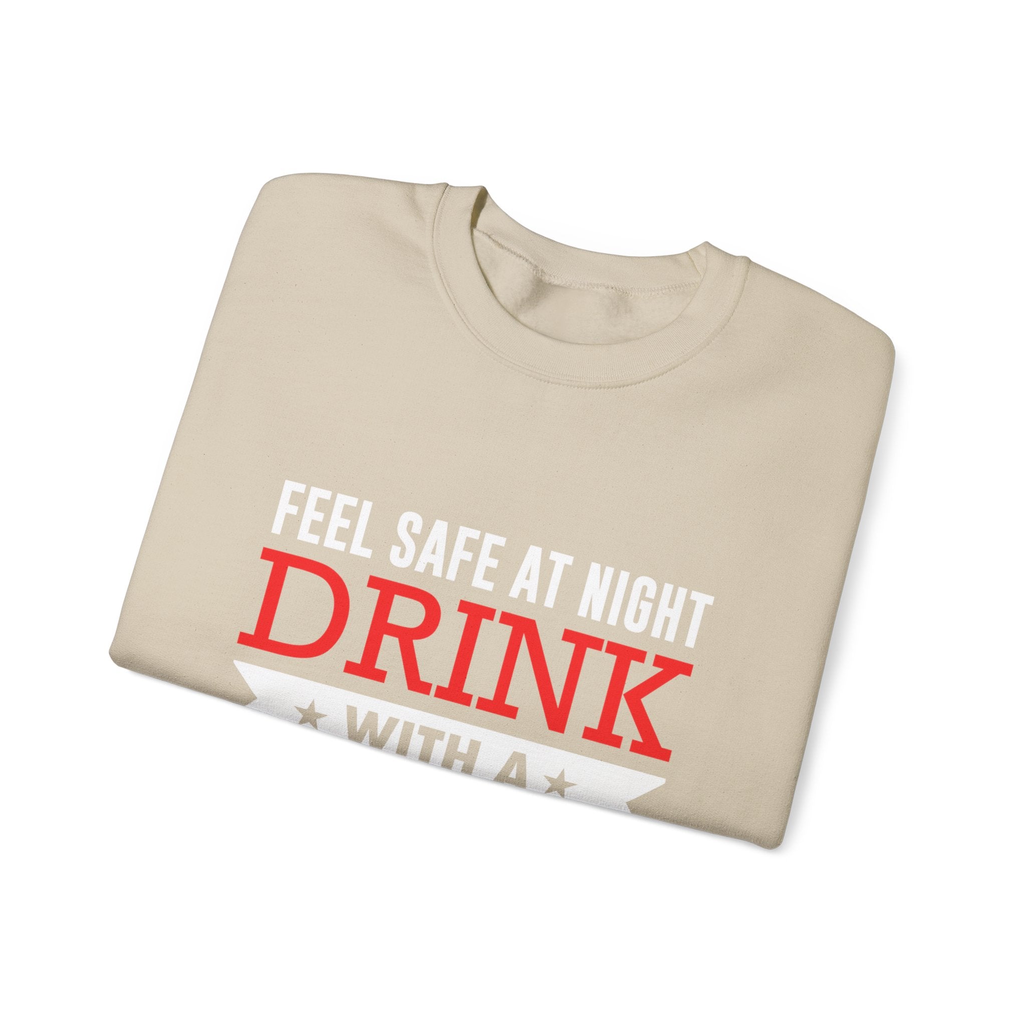 Sentez-vous en sécurité la nuit, buvez un sweat-shirt unisexe 