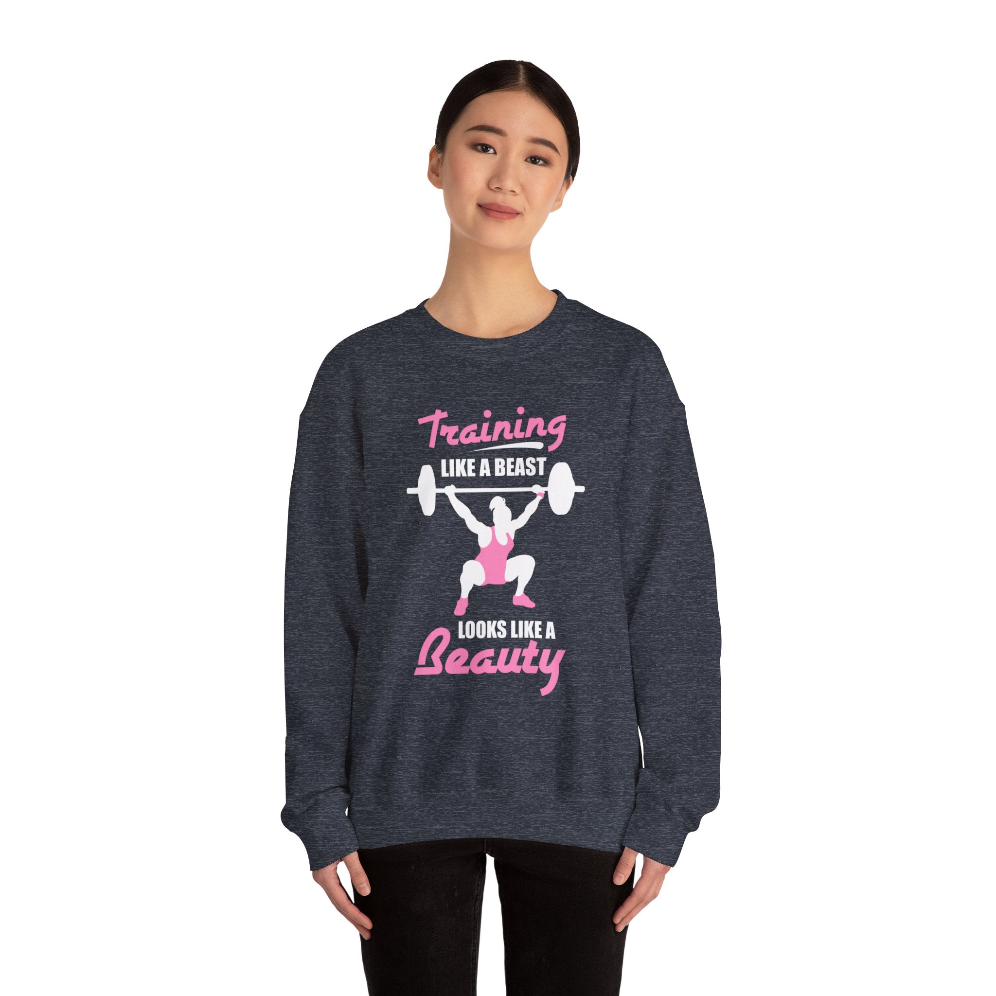S’entraîner comme un sweat-shirt unisexe bête 