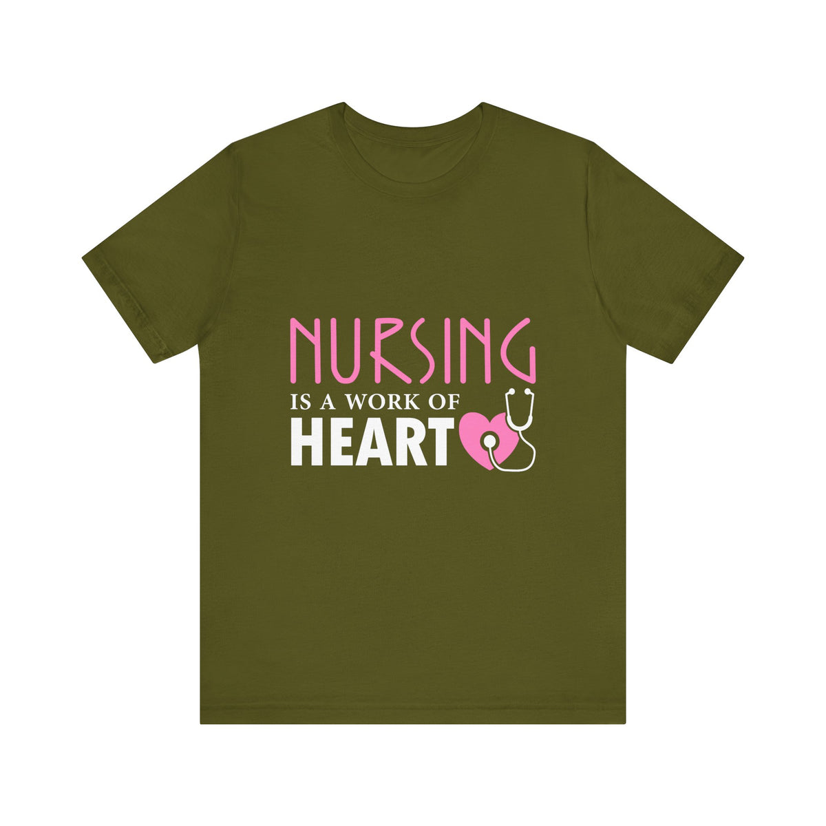 Nursing Is A Work Of Heart Unisex Tee