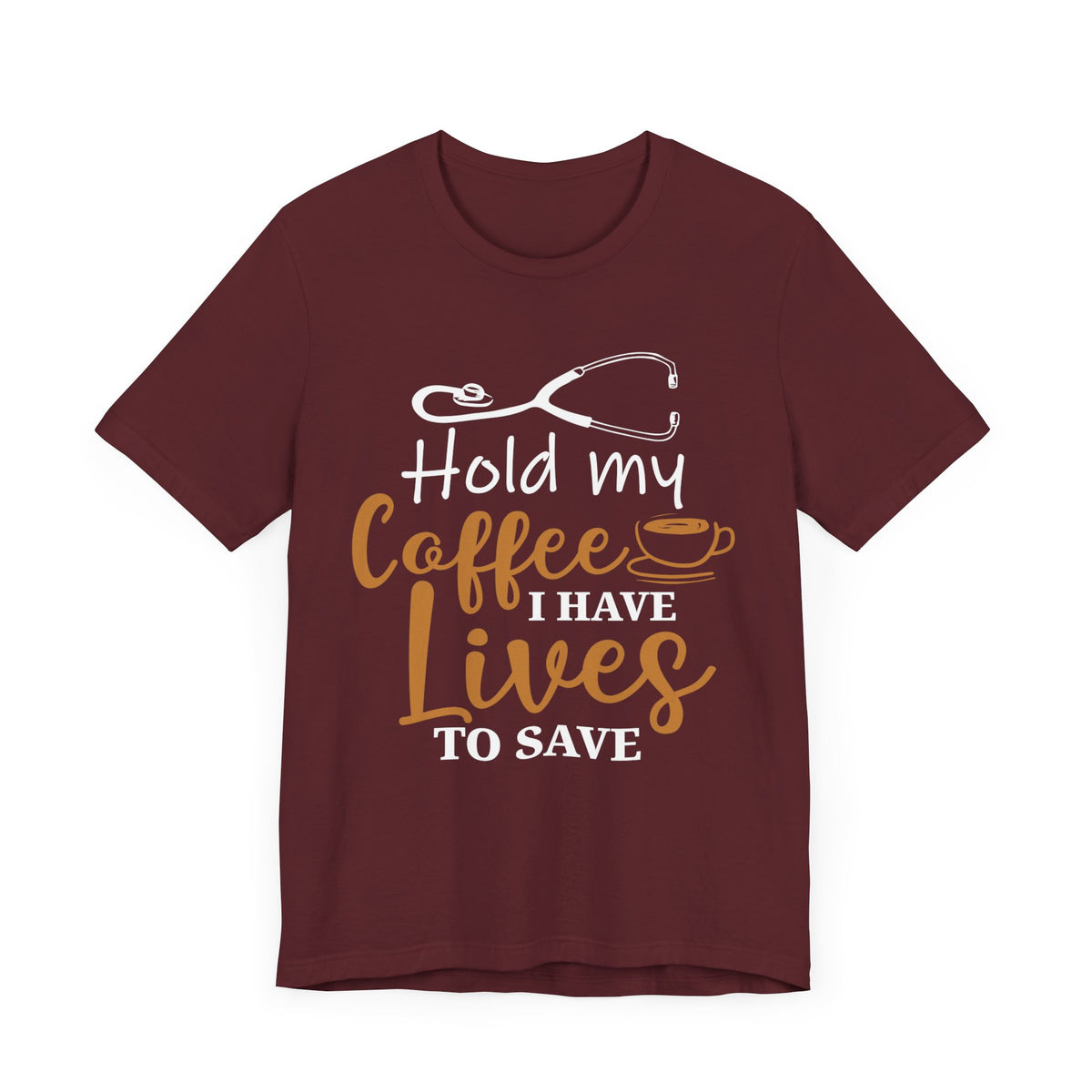 Unisex Hold My Coffee Short Sleeve Tee