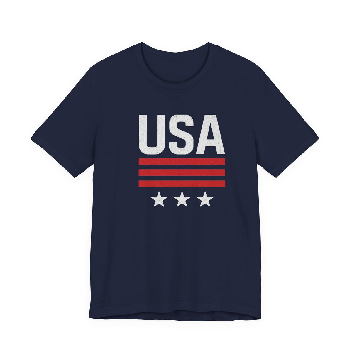 Patriotic USA Tee, Unisex Short Sleeve T-Shirt, July 4th Celebration Shirt, American Pride Apparel, Casual Summer Wear, Gift for Patriot