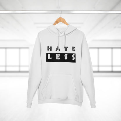 Hate Less Unisex Pullover Hoodie - Positive Vibes for Everyday Wear