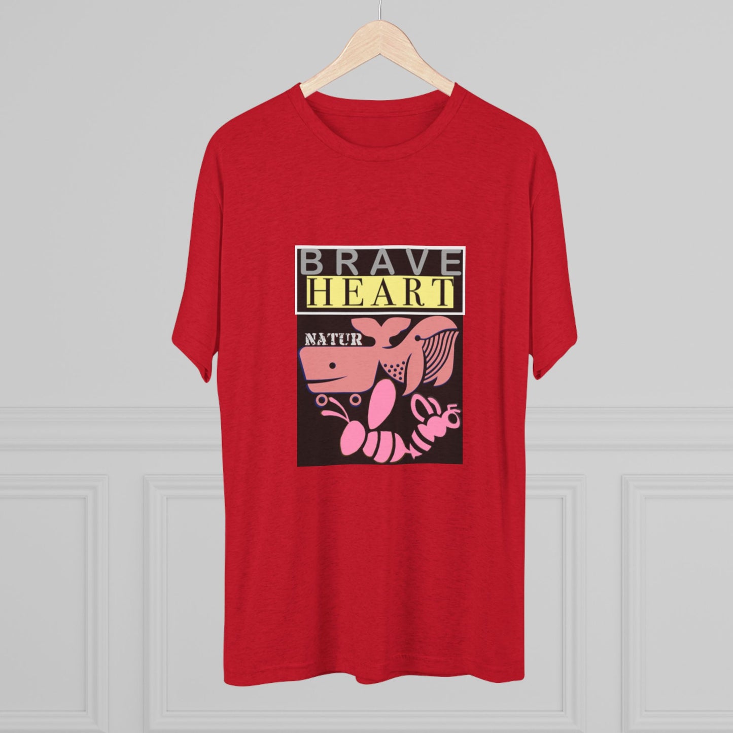 Brave Heart Tri-Blend Unisex T-Shirt