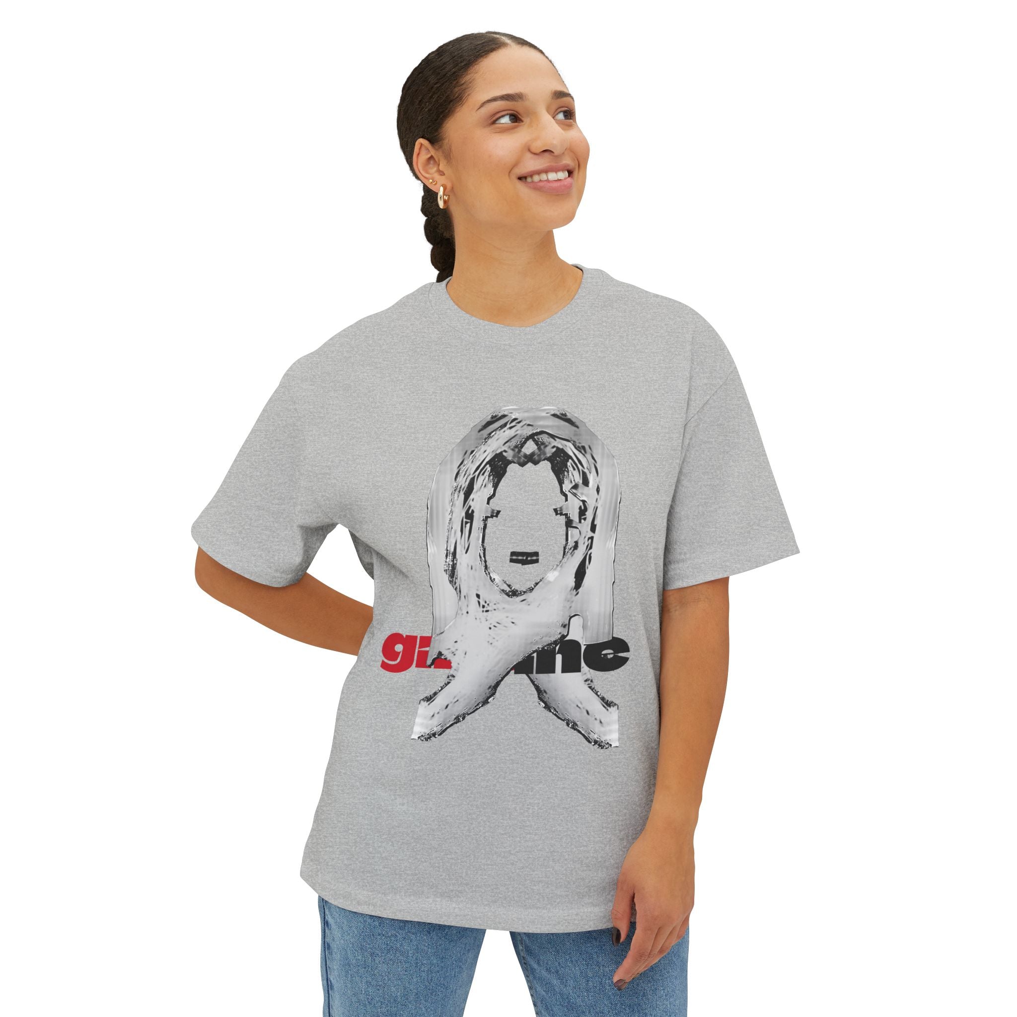 Oversized Boxy Tee - Unique Gine Design