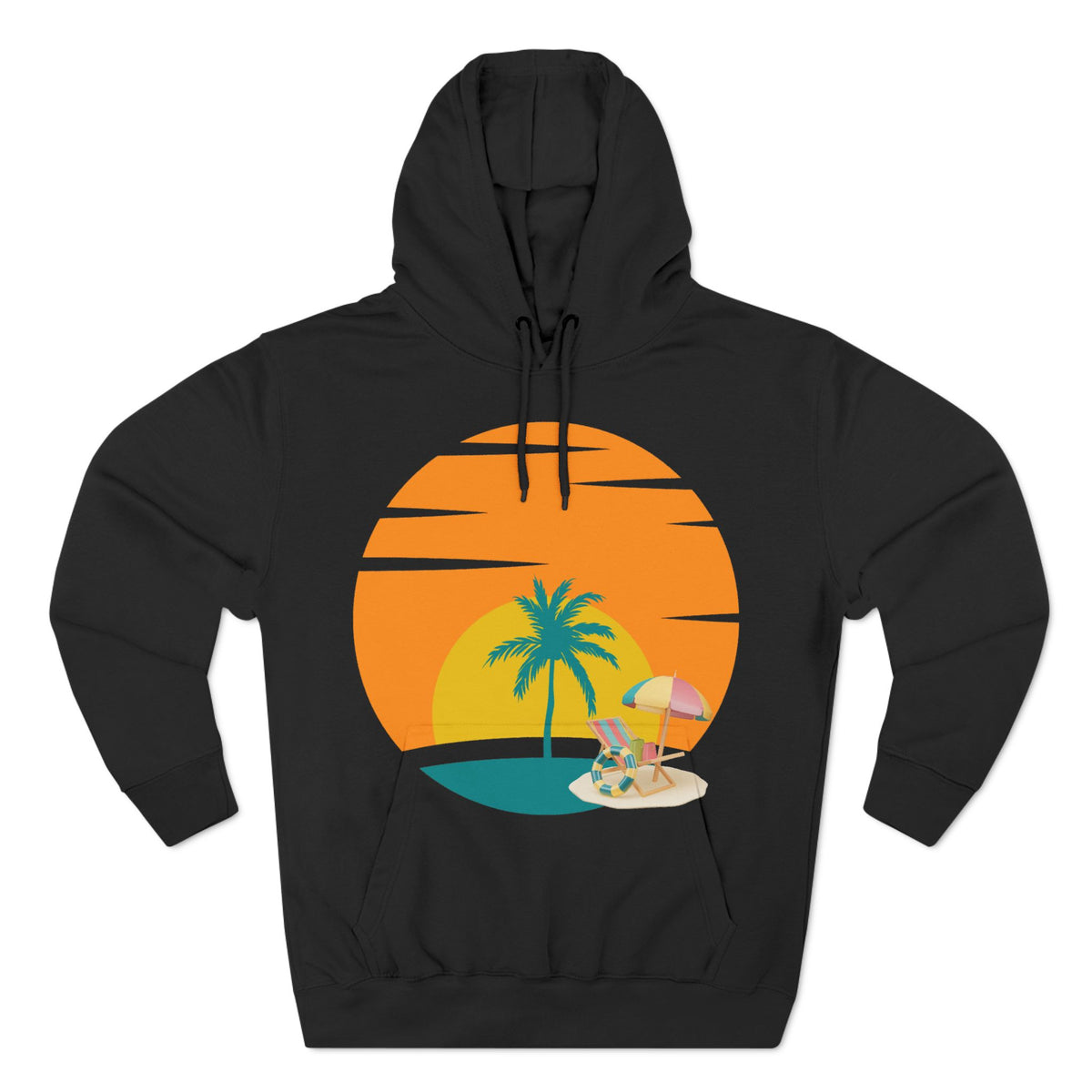 Fleece Hoodie - 'iland' Design