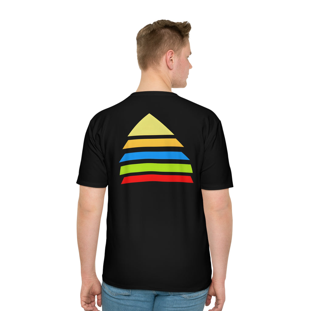 Loose T-shirt with Pyramid Design