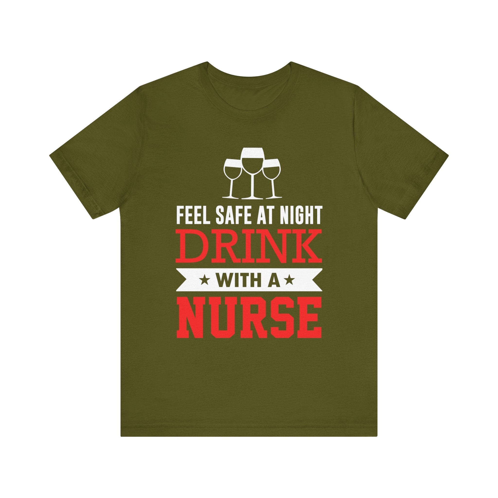 Sentez-vous en sécurité la nuit, buvez un tee-shirt unisexe 