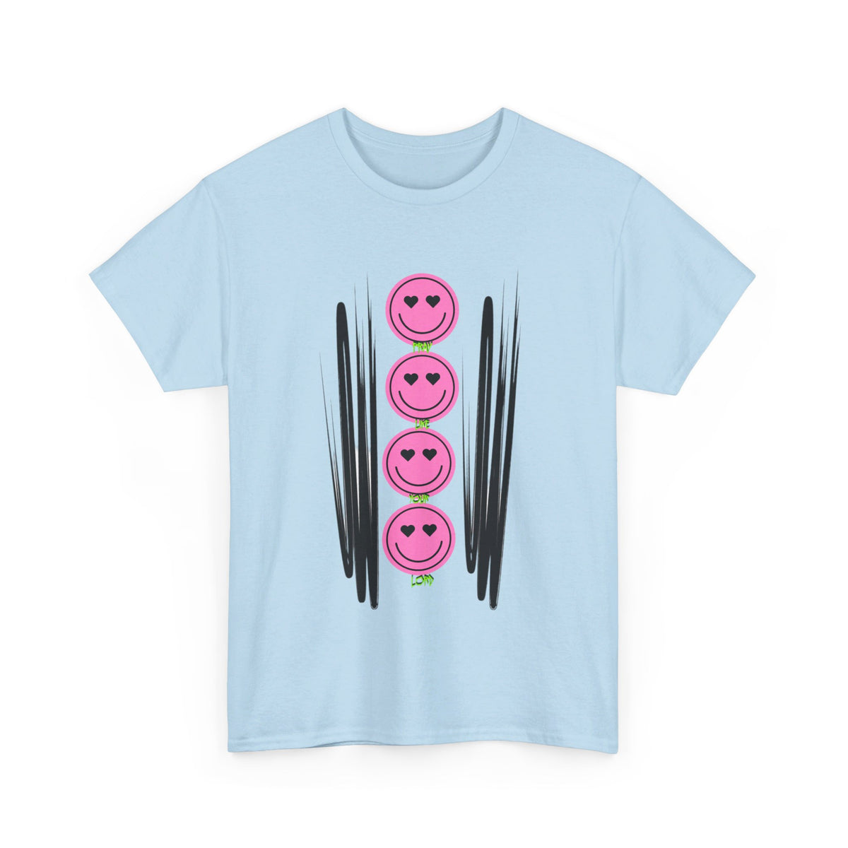 RCNSONS Unisex Heavy Cotton Smileys Tee