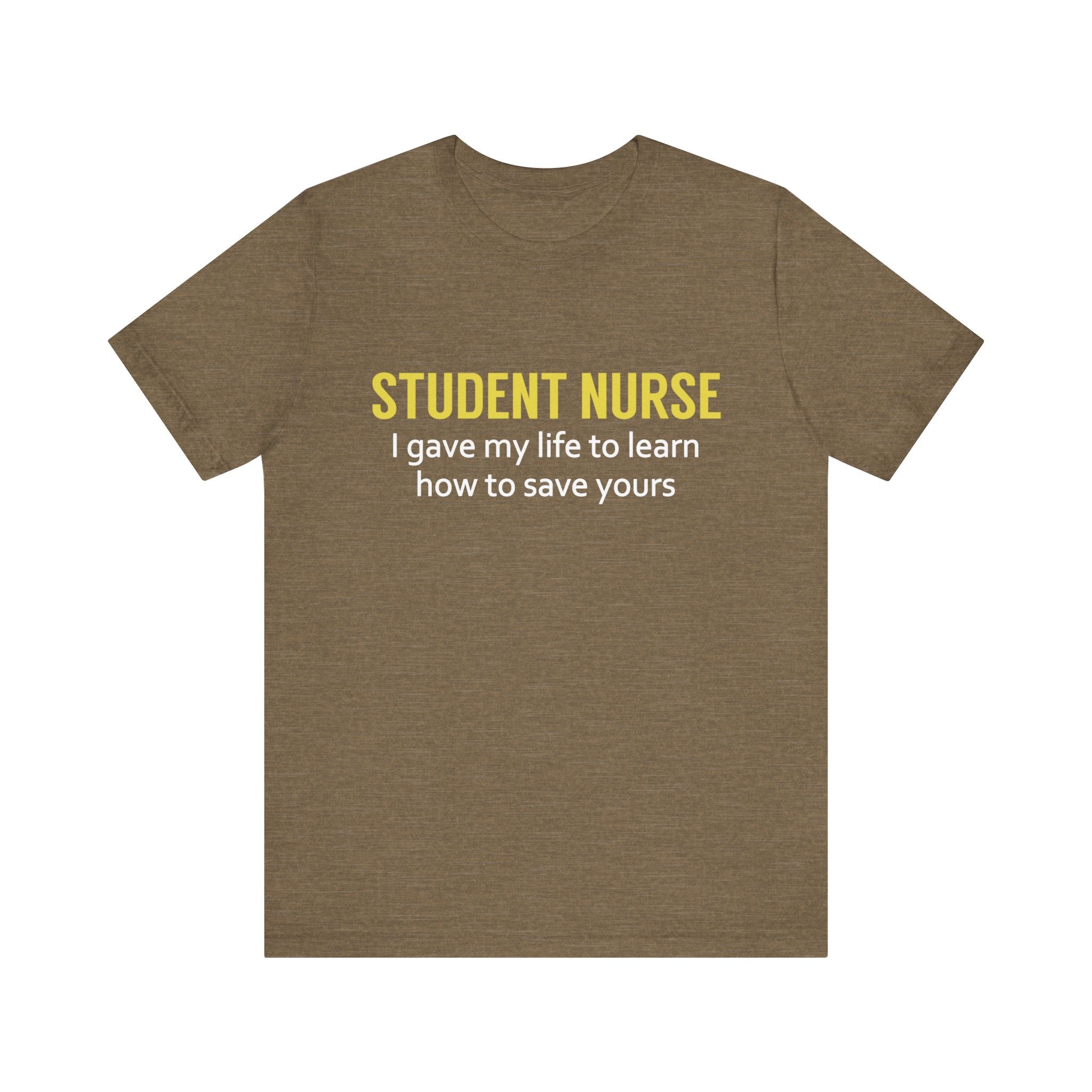 Tee-shirt unisexe infirmière étudiante 