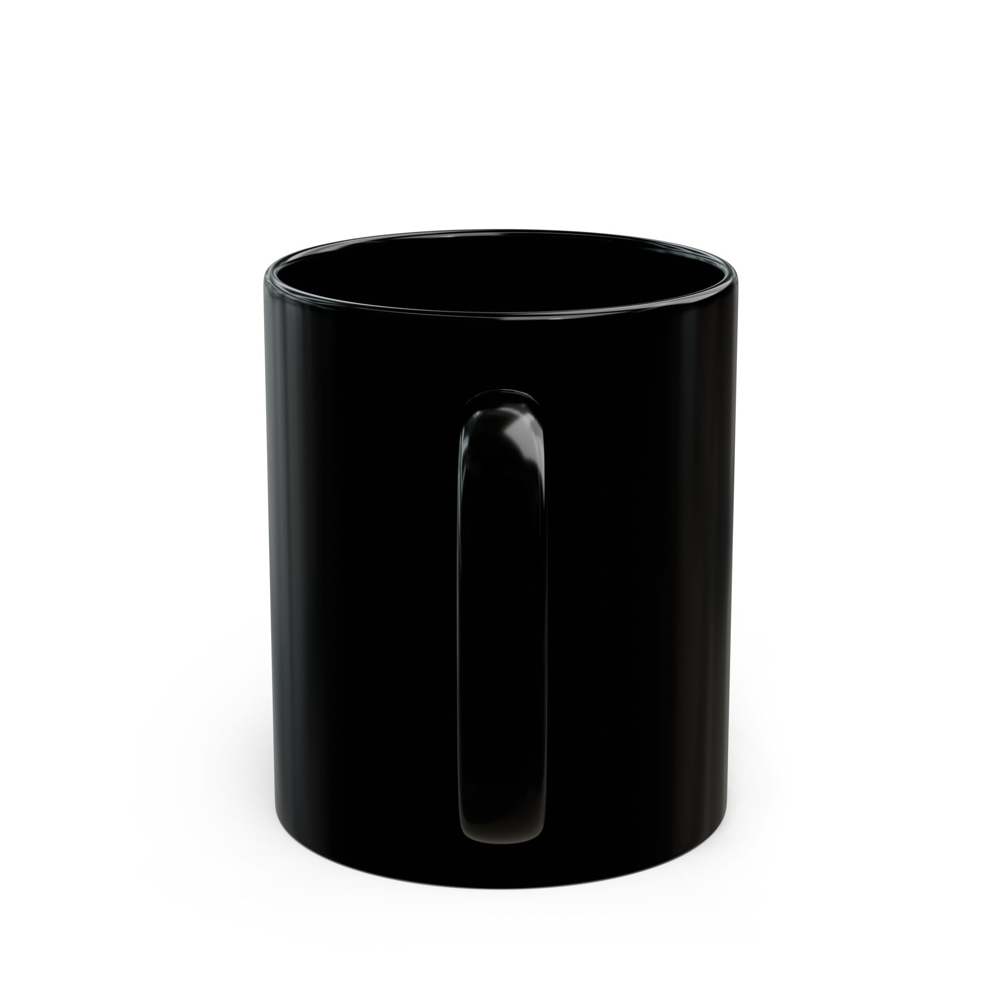 Black Mug with H.O.T RAW Design - Unique Gift, Coffee Lover, Kitchen Decor, Casual Drinkware, Home or Office Mug Printify