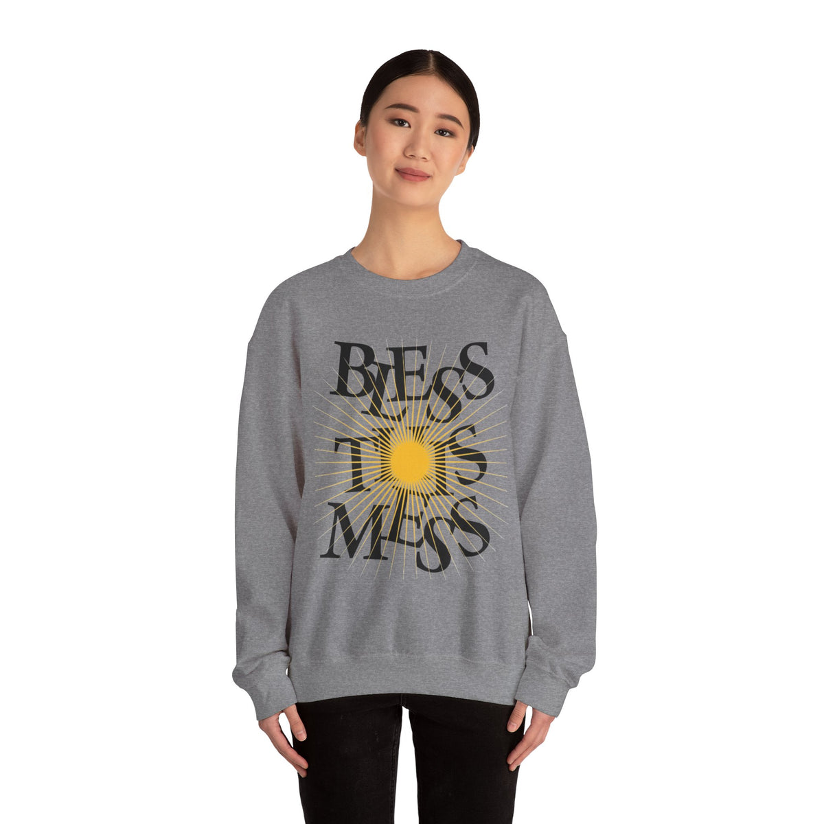 Bénissez ce sweat-shirt unisexe de désordre 