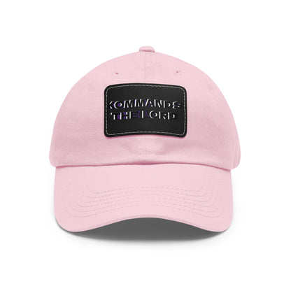 Dad Hat - Kommands The Lord Leather Patch Cap