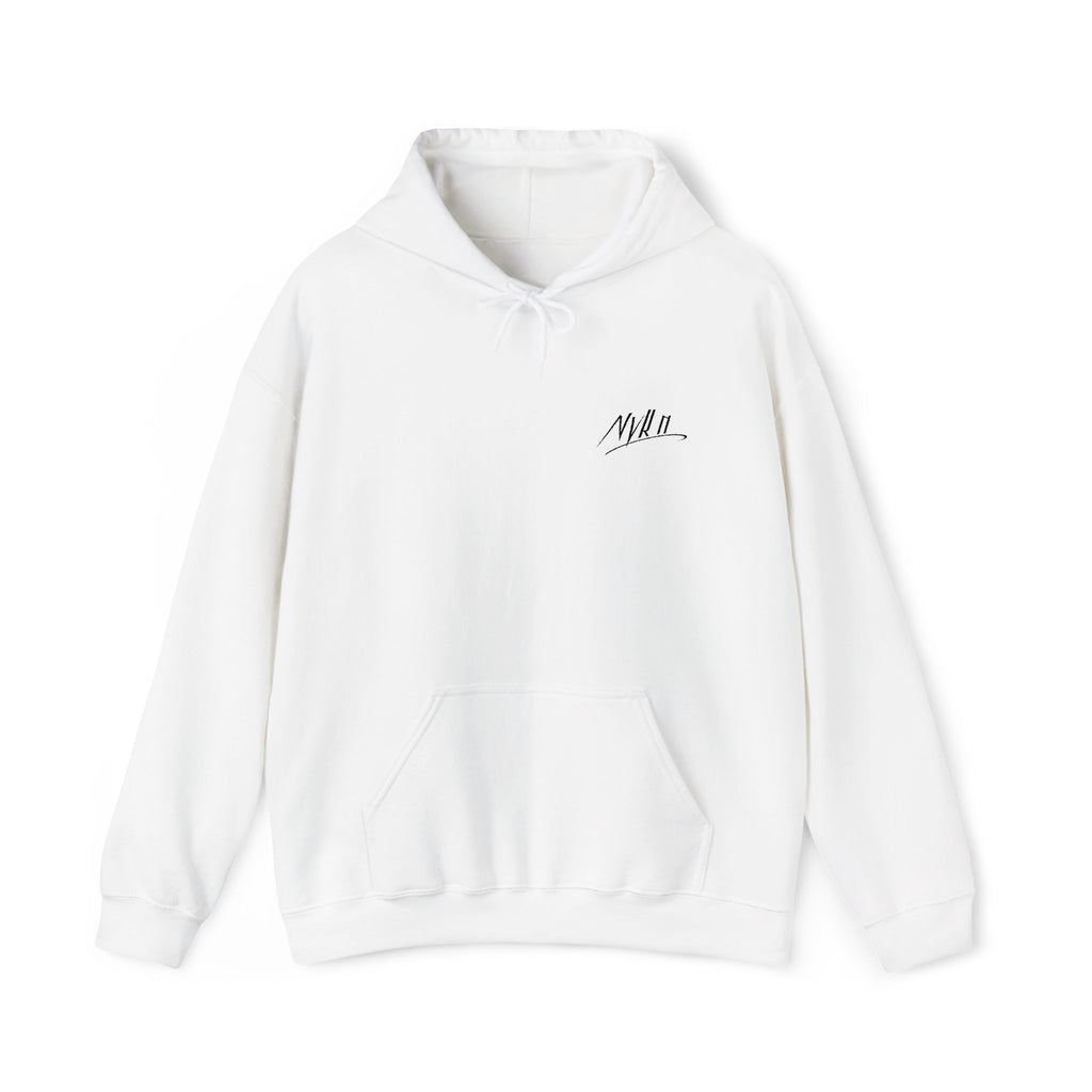 Minimal Script Hoodie — "All We Are" Pullover