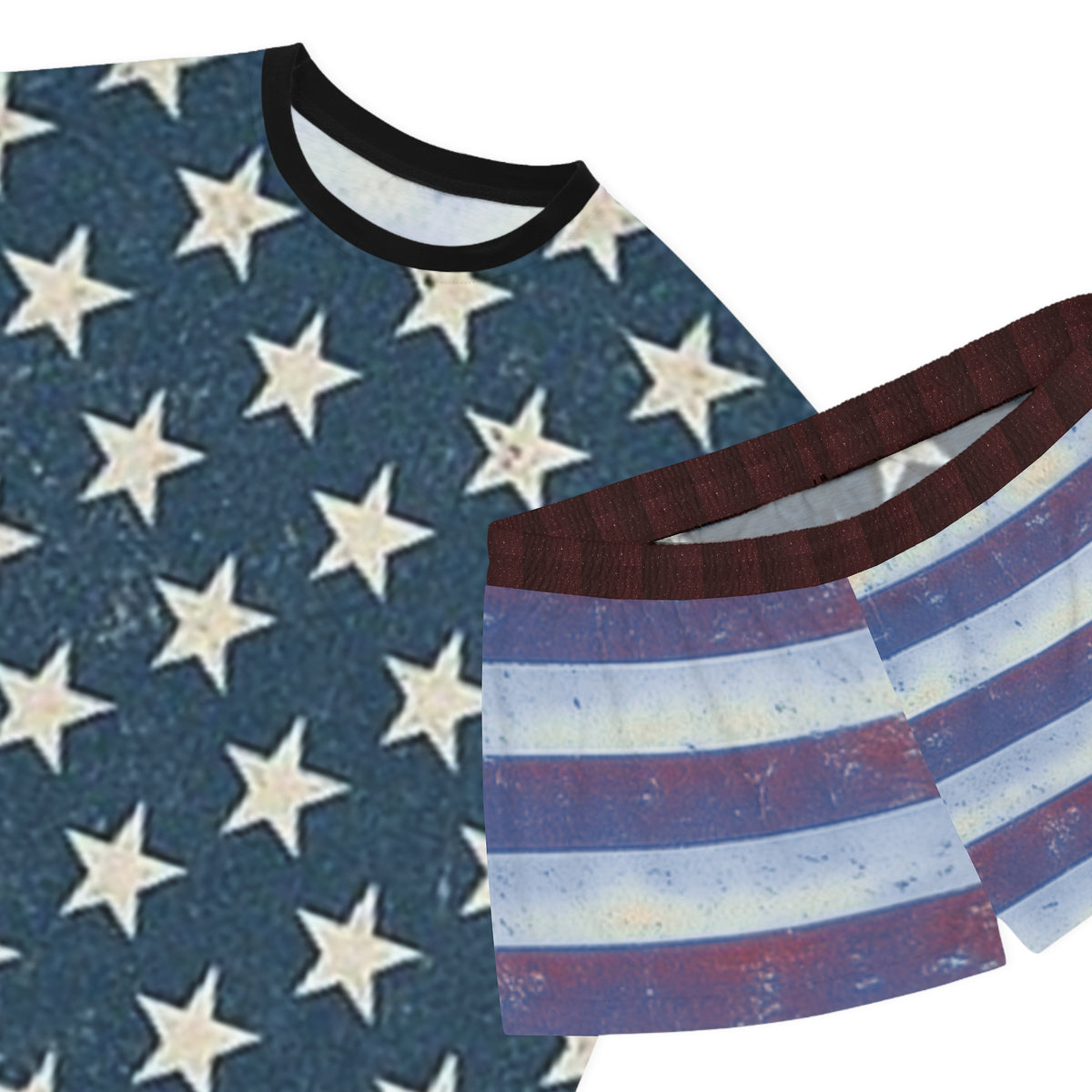 Patriotic Women's Pajama Set, USA Stars and Stripes Sleepwear, Red White Blue Loungewear, Perfect for Independence Day and Comfortable [...]