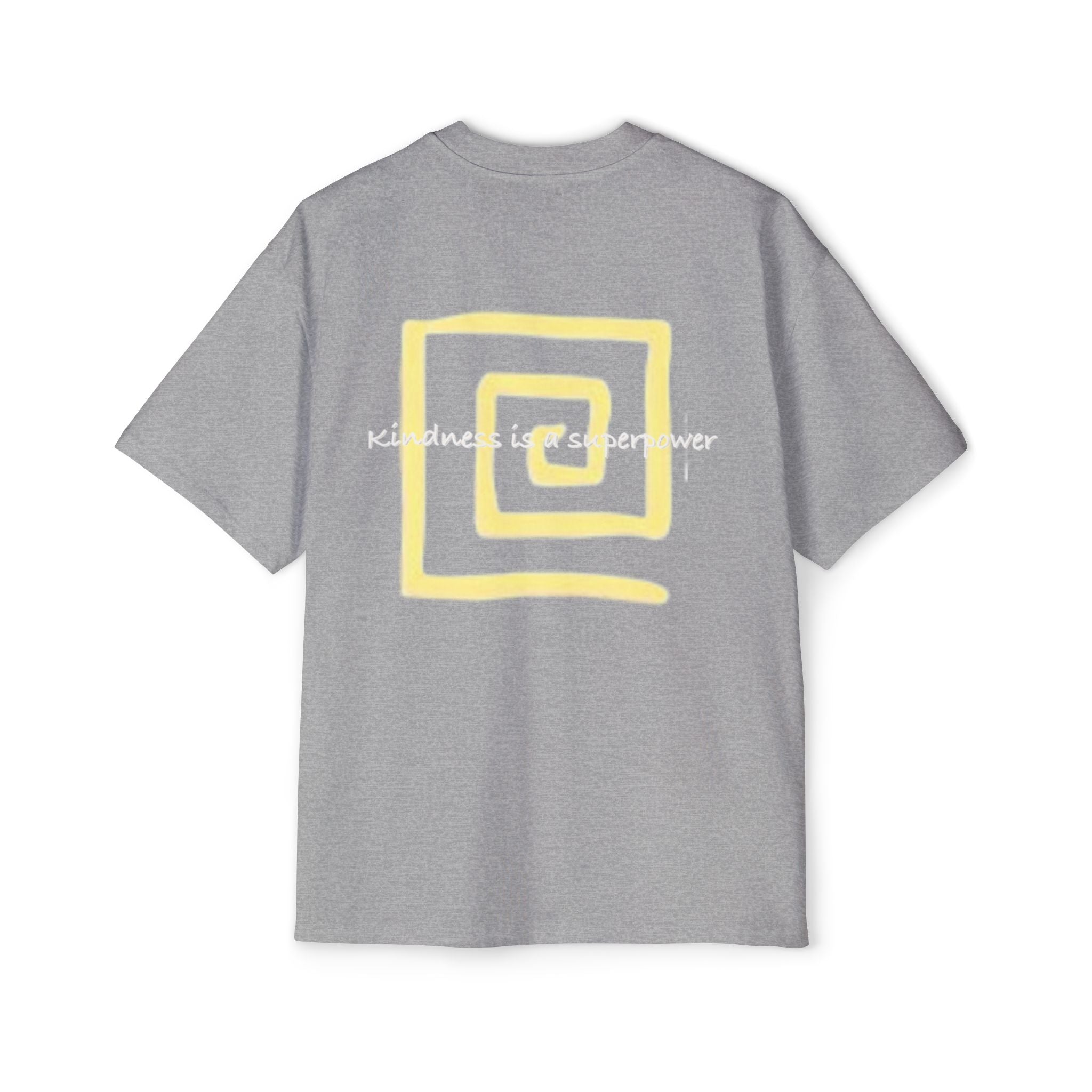 Oversized Tee - Kindness is a Super Power Graphic Design Shirt for Men Printify