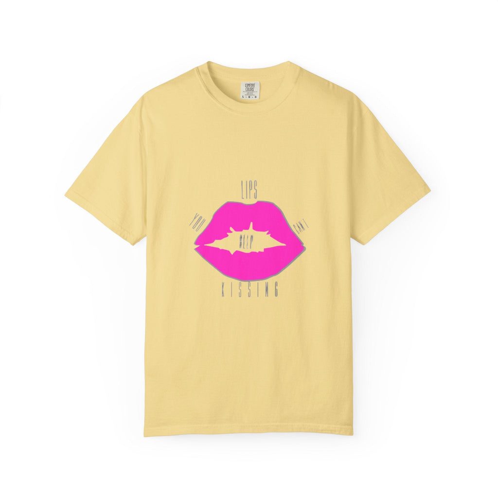 Kiss Mark Graphic Tee, Trendy Unisex T-shirt for Casual Wear, Perfect for Birthdays, Valentine’s Day, or Fun Gatherings, Statement Shirt Printify