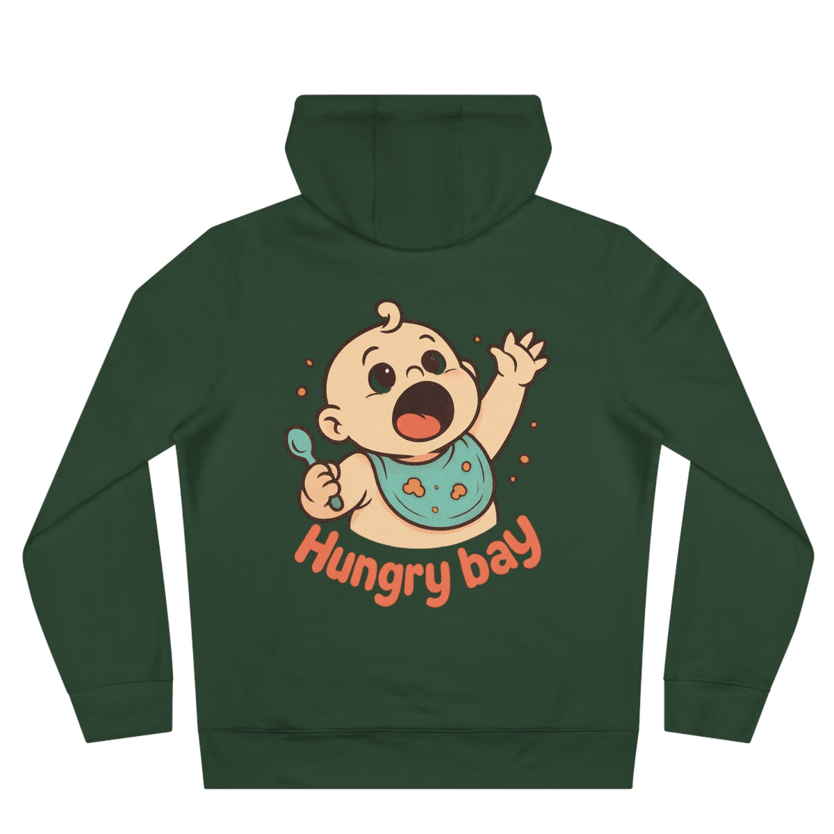 Cute Baby Feeding Hoodie Printify