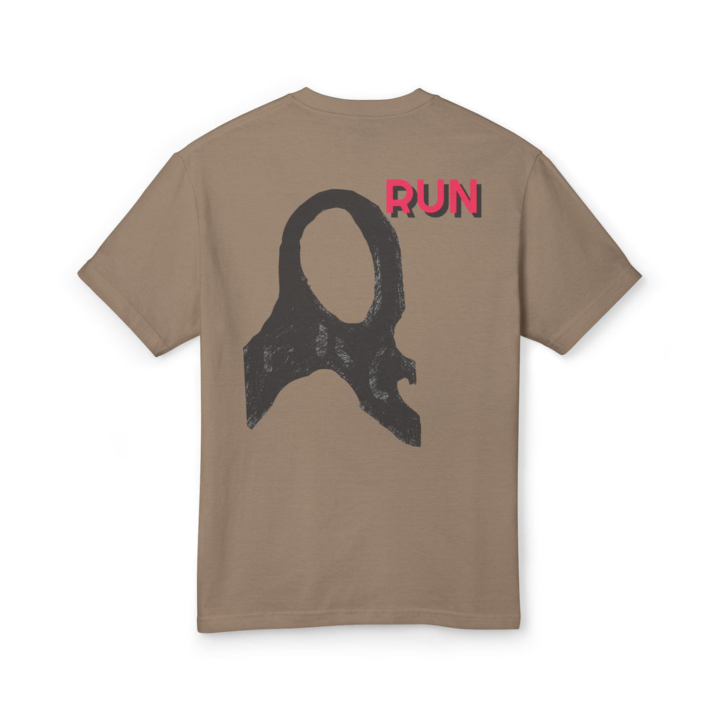 Casual Unisex Tee -  Run Graphic