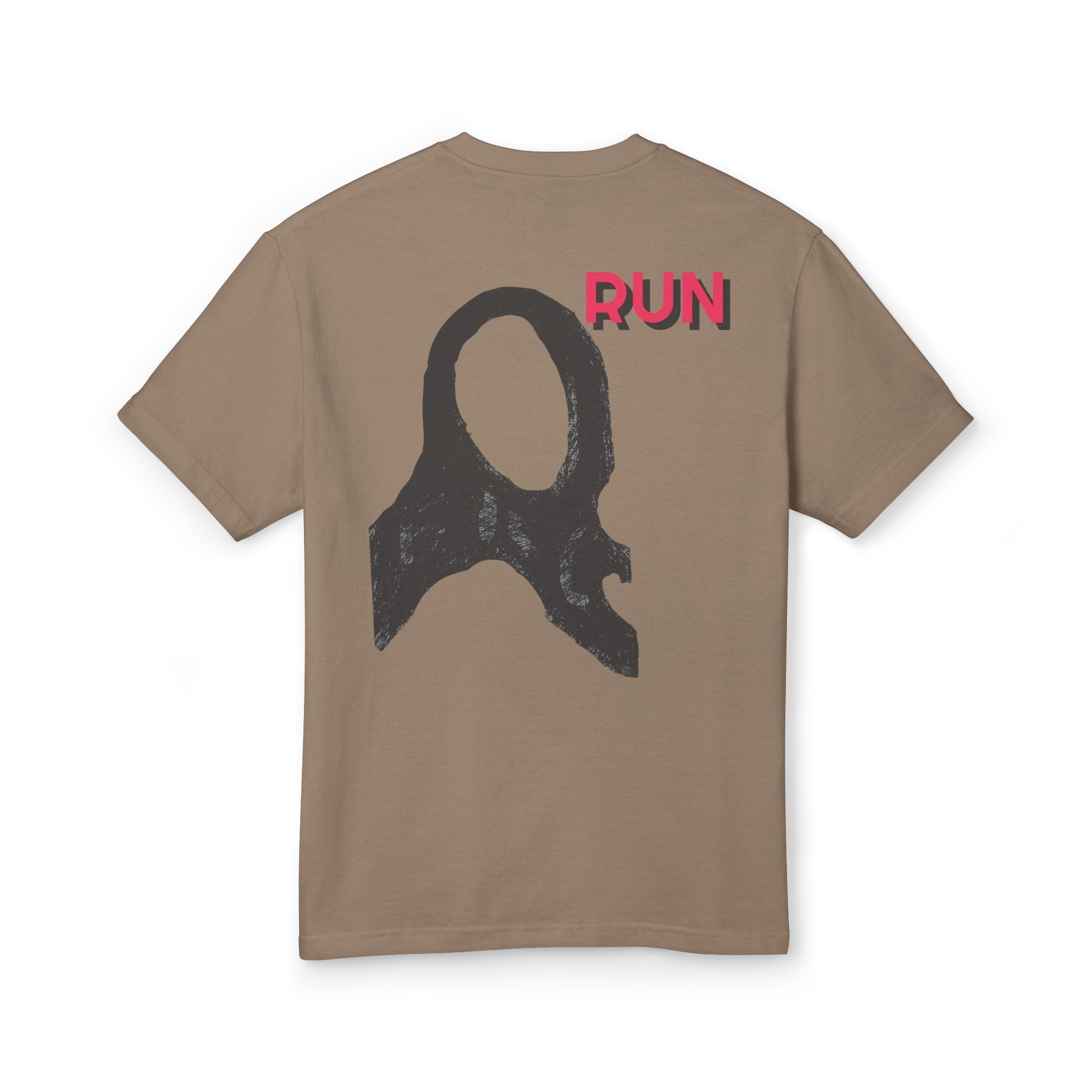 Casual Unisex Tee -  Run Graphic