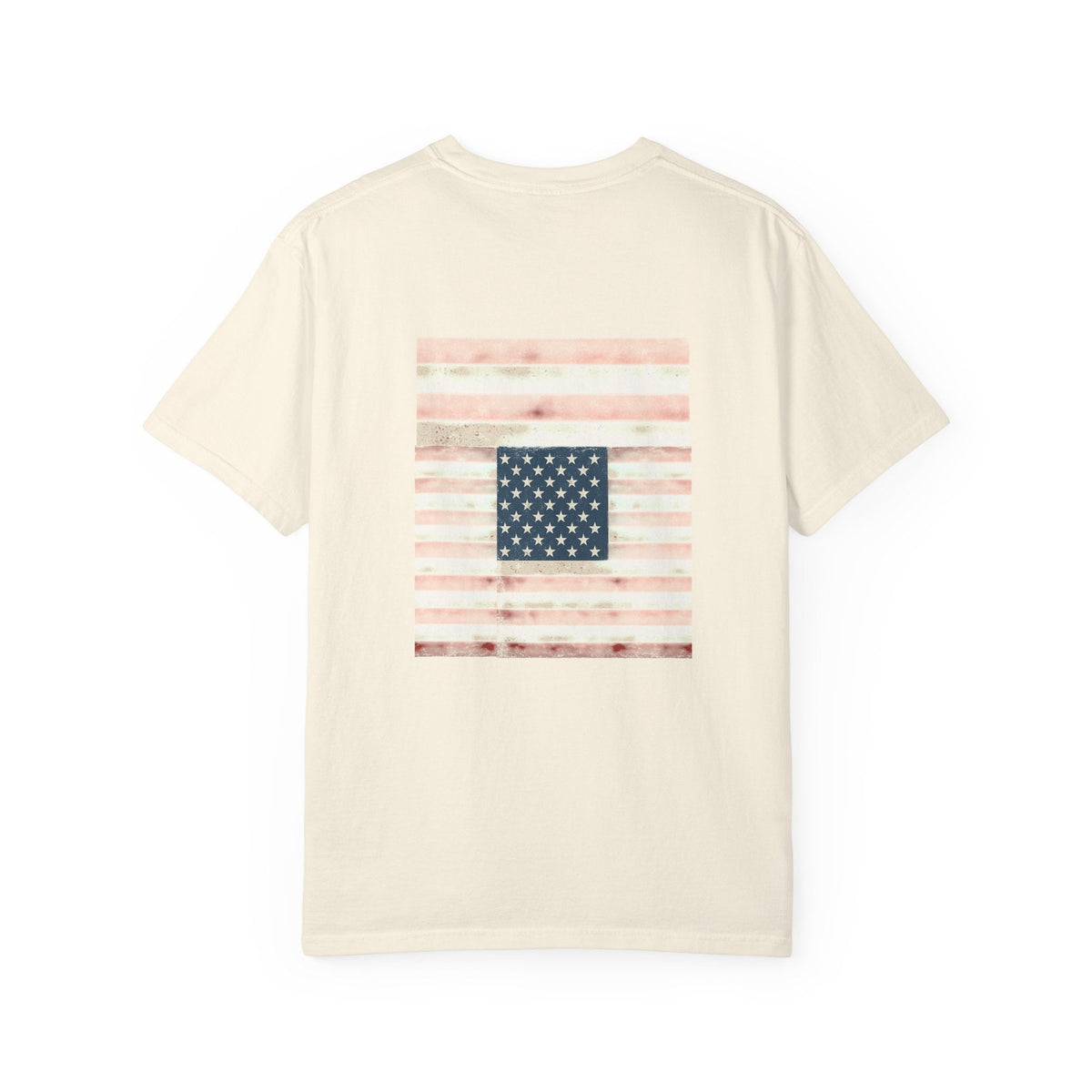 Patriotic Garment-Dyed T-Shirt | Perfect for 4th of July, Memorial Day, Casual Wear, Gifts, Americana Style Printify