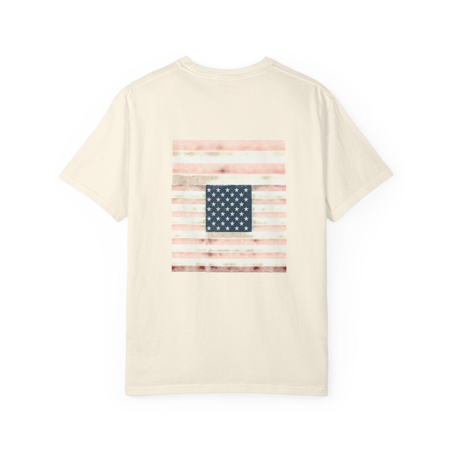 Patriotic Garment-Dyed T-Shirt | Perfect for 4th of July, Memorial Day, Casual Wear, Gifts, Americana Style Printify