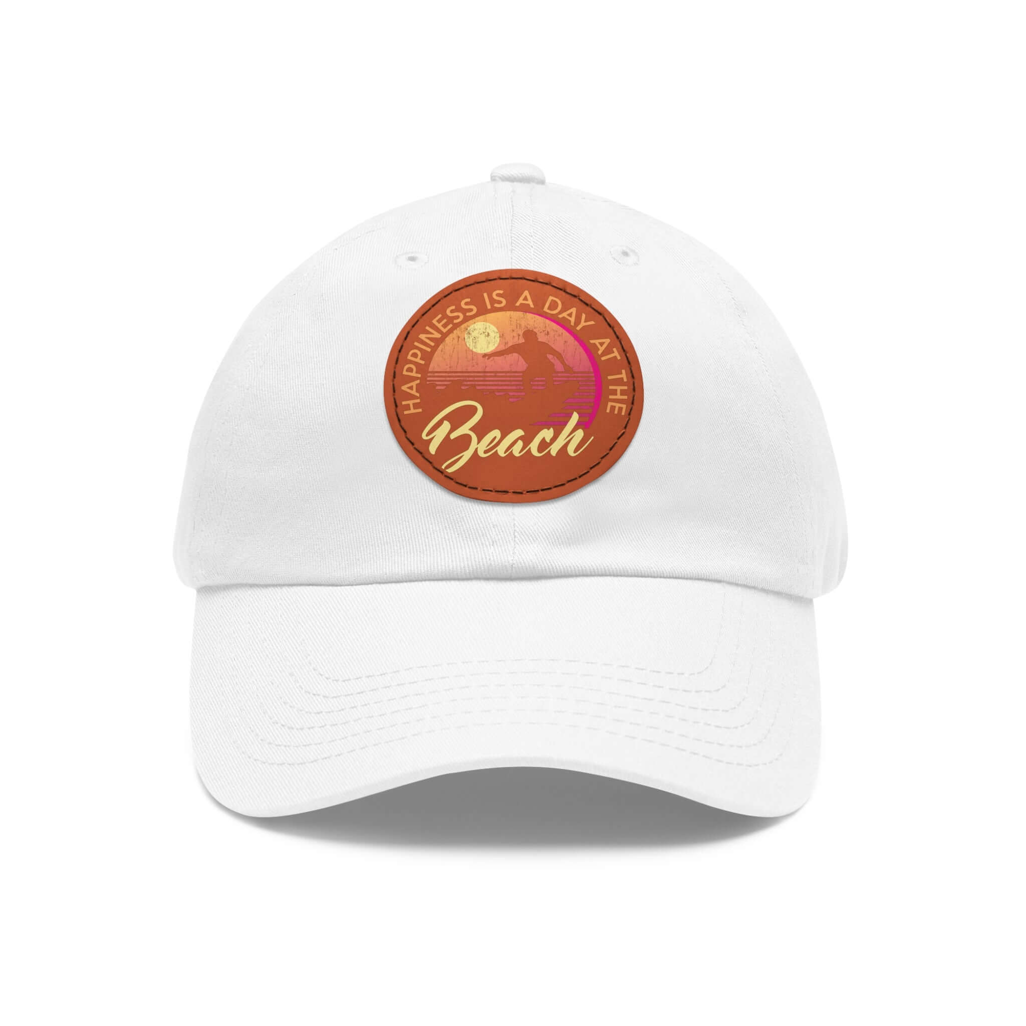 Dad Hat with Leather Patch (Round) - RC’nSONS