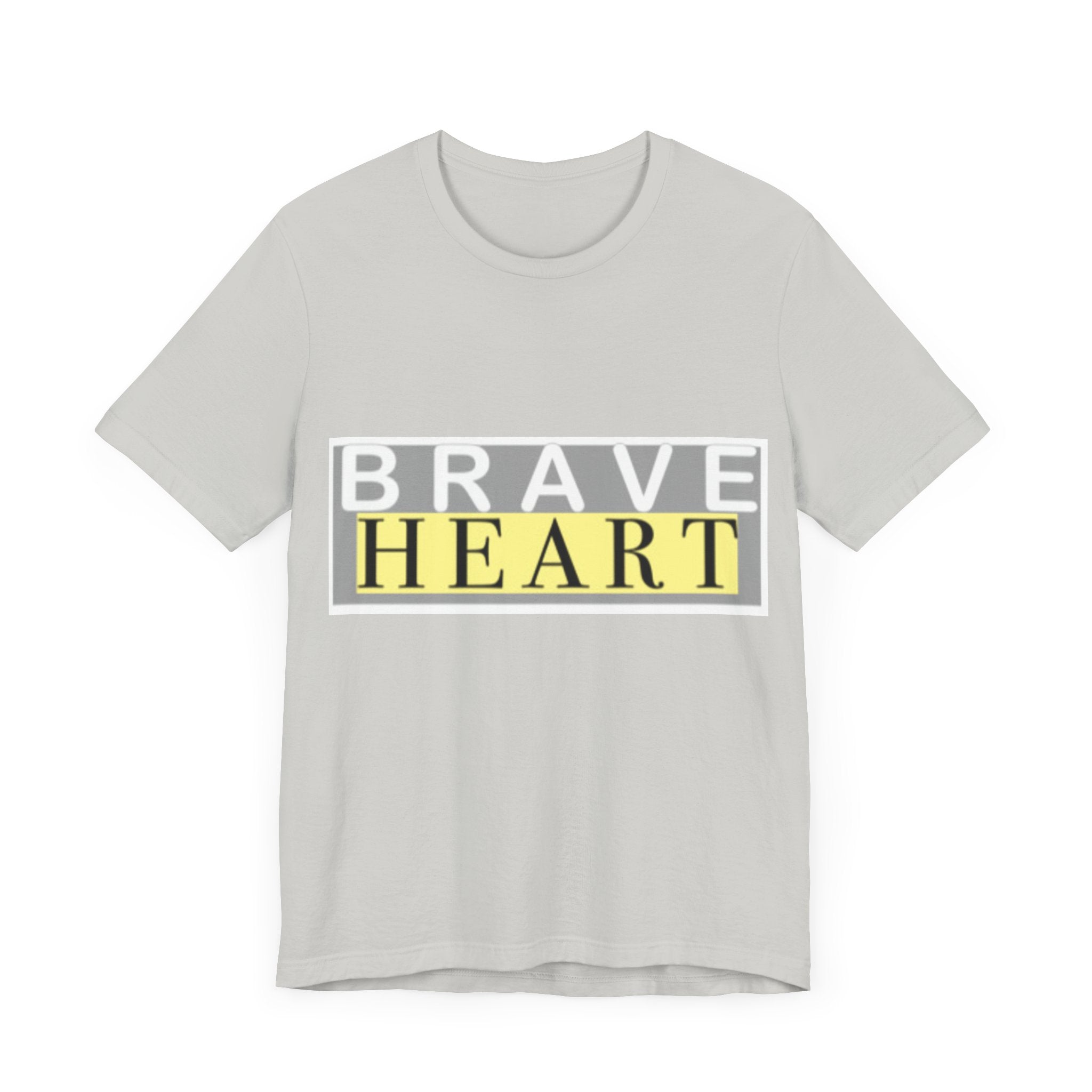 Brave Heart Unisex Tee, Inspirational T-Shirt, Gift for Champions, Casual Wear, Motivational Apparel