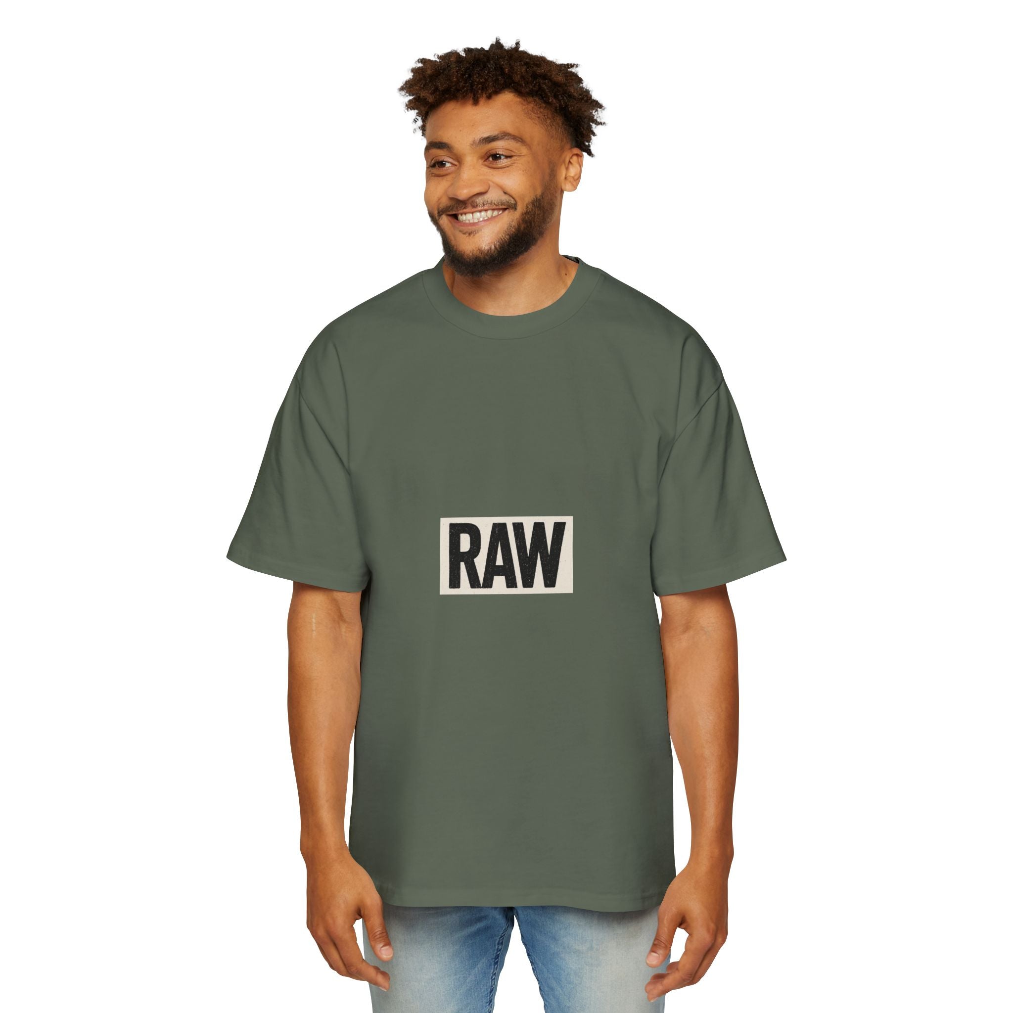 Oversized Tee - Raw Unique Design Printify
