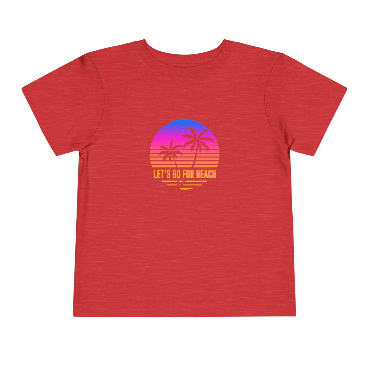 T-shirt Allons-y pour la plage pour tout-petit 