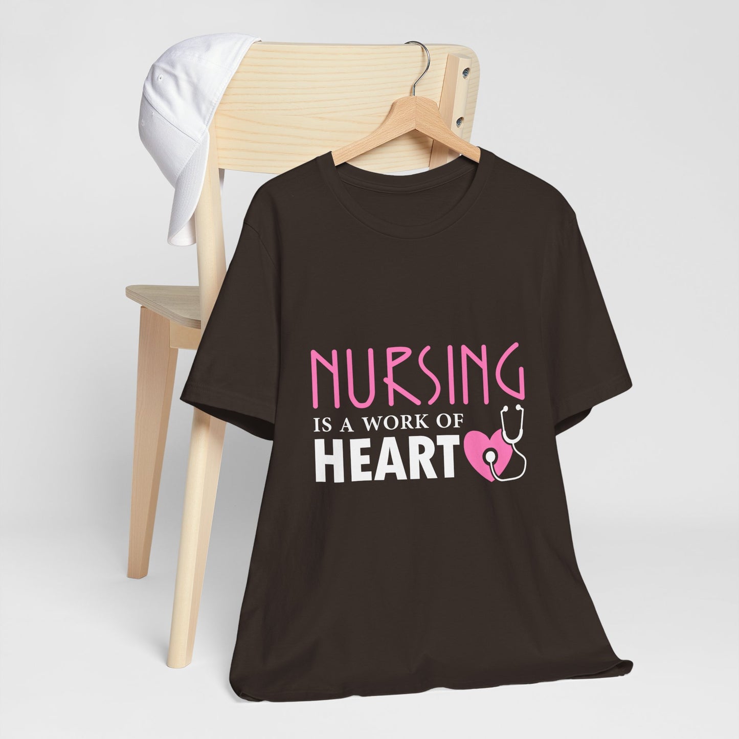 Nursing Is A Work Of Heart Unisex Tee