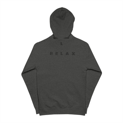 Relax Vibe Unisex Zip Up Hoodie, Cozy for Chill Days, for Birthdays, & Casual Wear