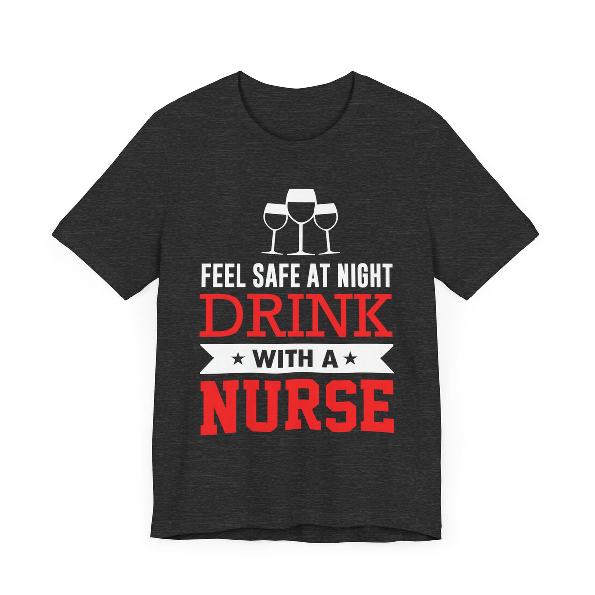 Sentez-vous en sécurité la nuit, buvez un tee-shirt unisexe 