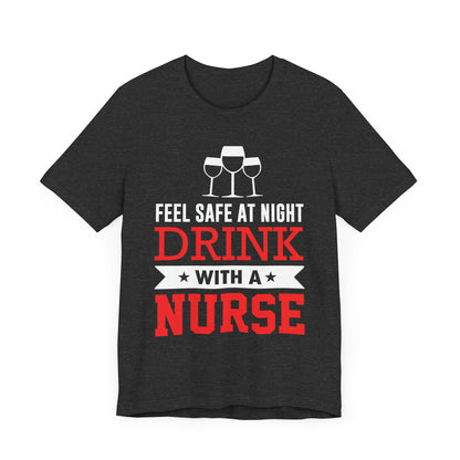 Sentez-vous en sécurité la nuit, buvez un tee-shirt unisexe 