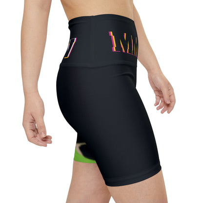 Stylish Women's Workout Shorts with MMXXV Bold Graphics | Ideal for Fitness & Leisure