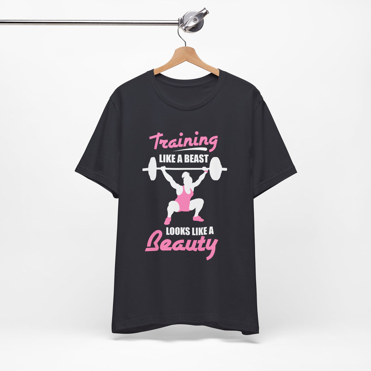 S’entraîner comme une bête ressemble à un tee-shirt unisexe de beauté 