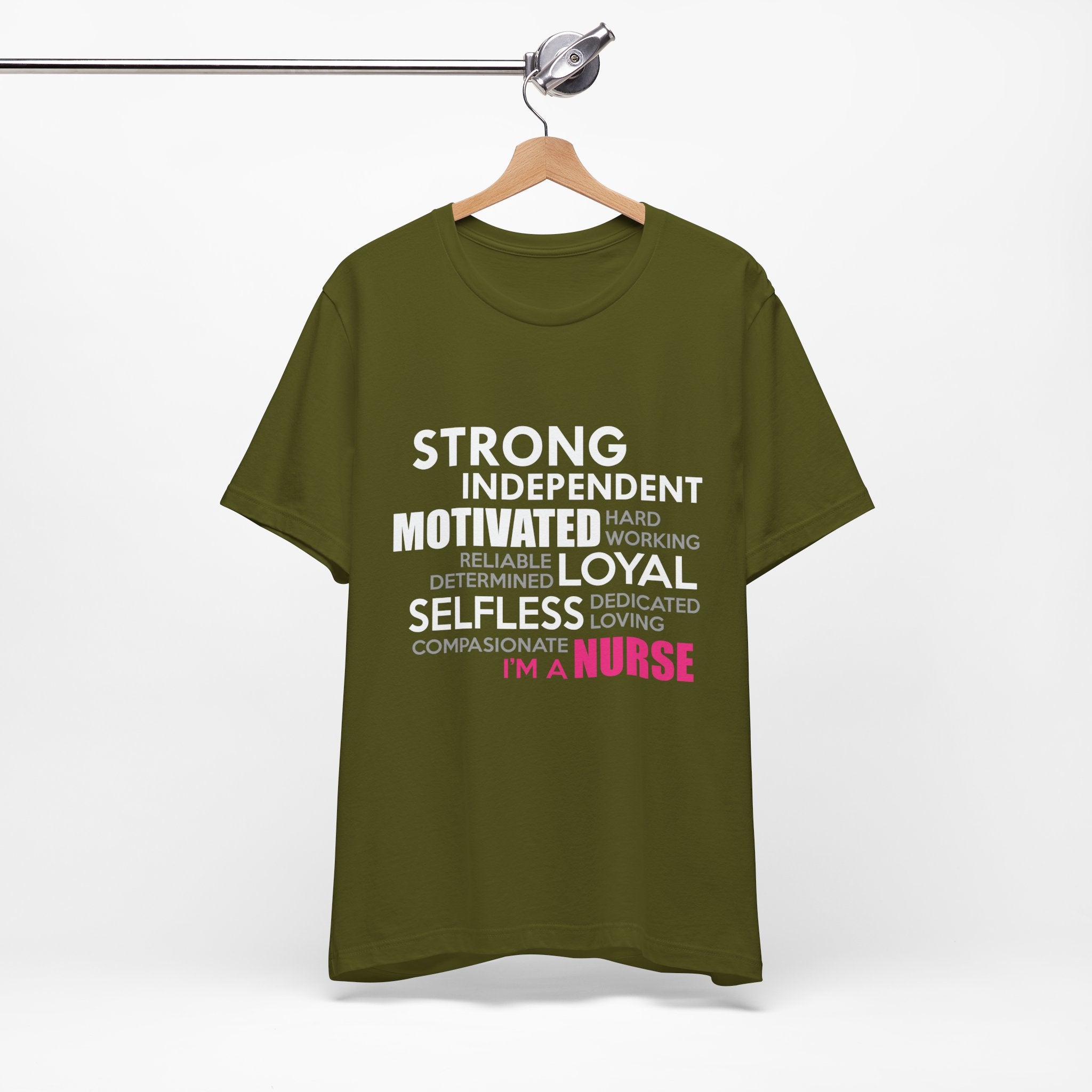 Tee-shirt unisexe fort indépendant, motivé, loyal et désintéressé 