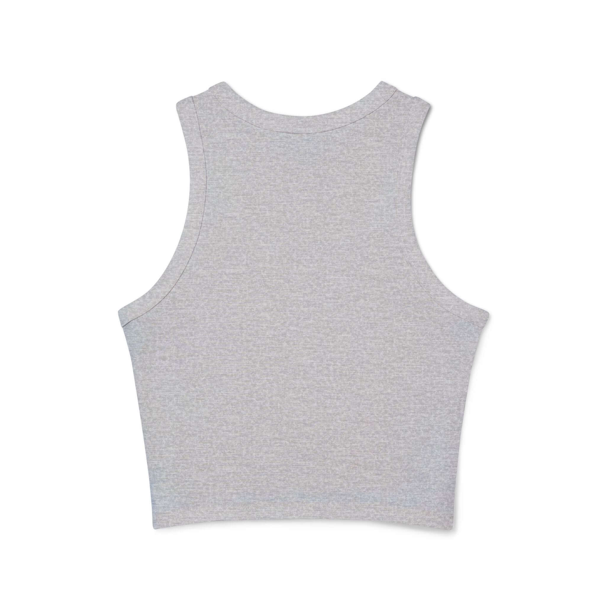 Tank Top Happy Holiday Women's Micro Rib Racer