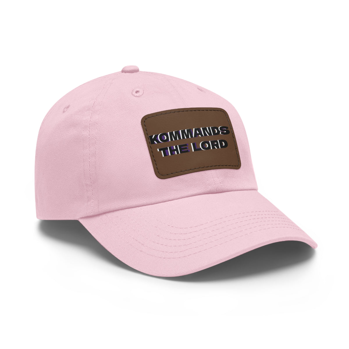 Dad Hat - Kommands The Lord Leather Patch Cap