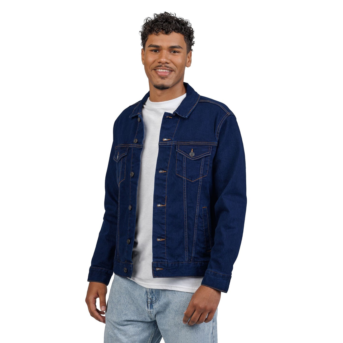 Plain Denim Jacket Printify