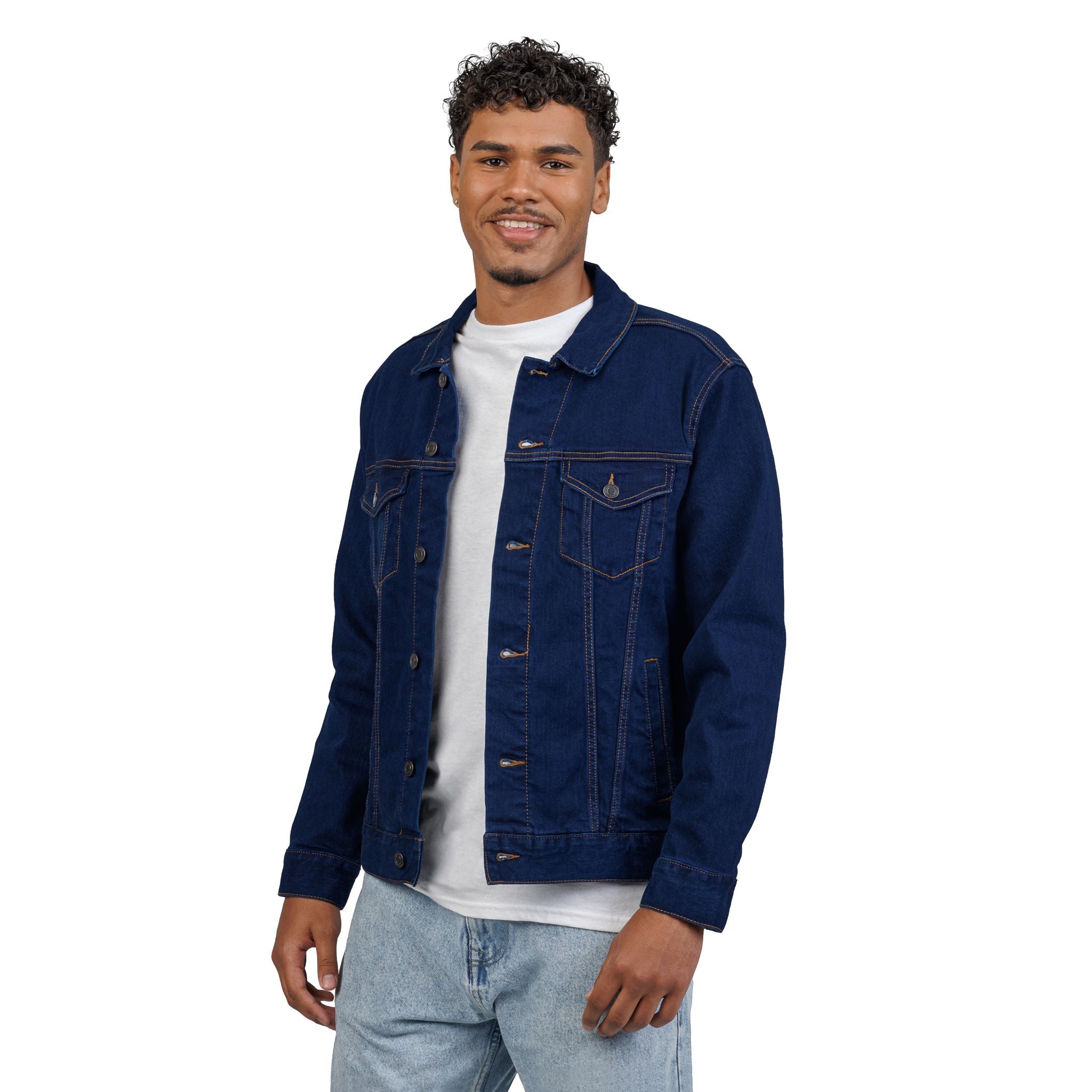 Plain Denim Jacket Printify