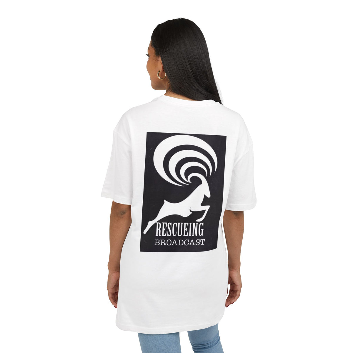 Oversize Tee - Rescuing Broadcast Bold
