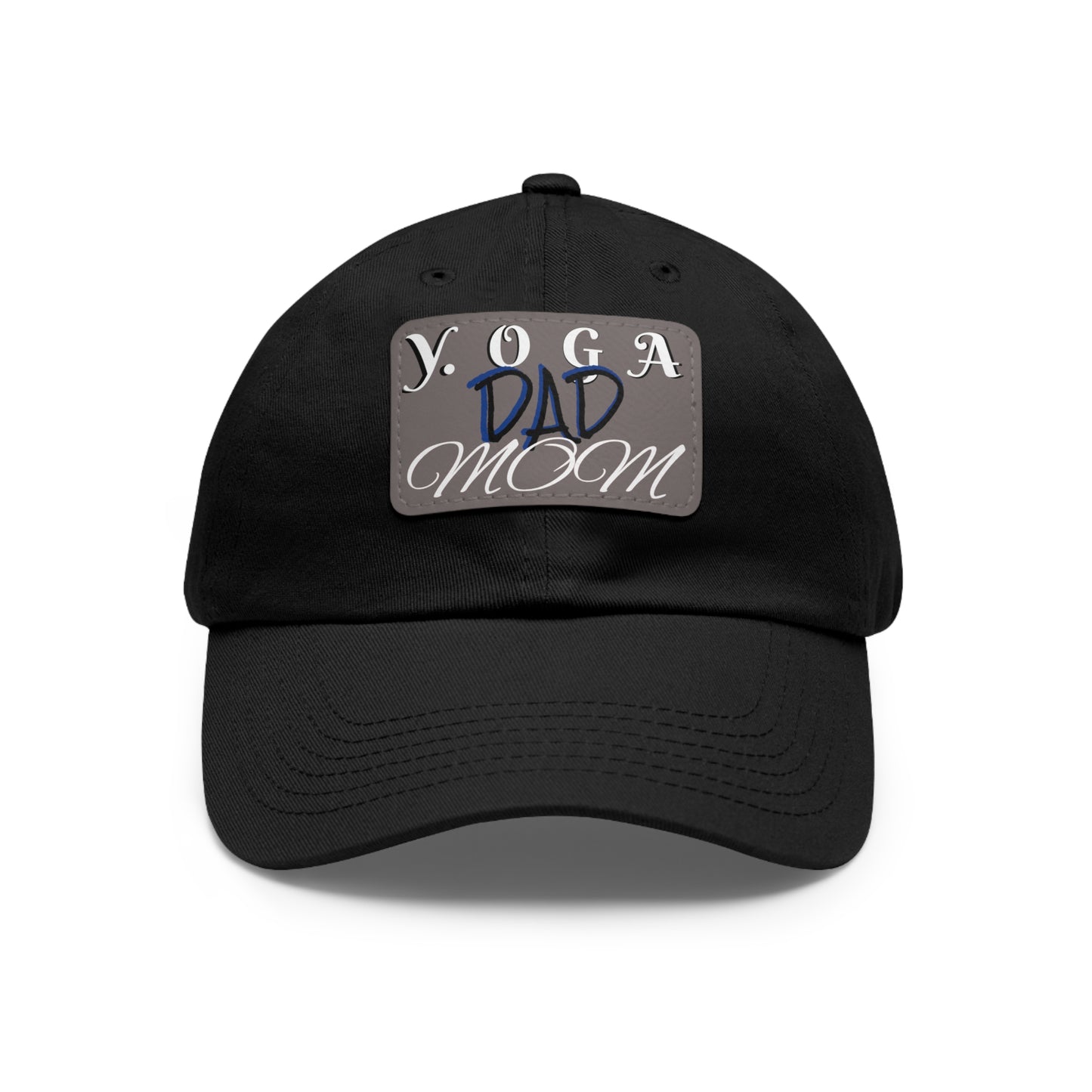 Yoga Dad Hat with Leather Patch - Casual Style for Active Parents