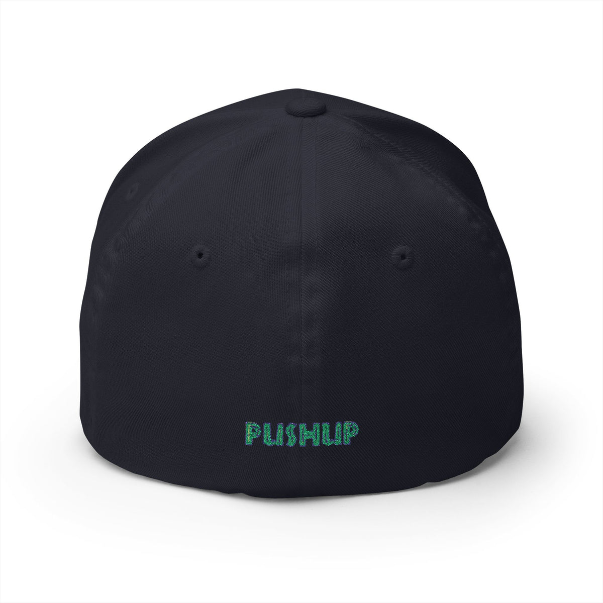 Motivational Embroidered Cap - 'PUSHUP' Structured Hat
