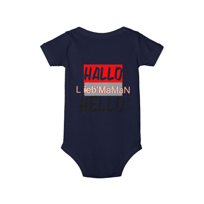 Hello Baby Bodysuit - Cute Multilingual Infant Jersey One Piece