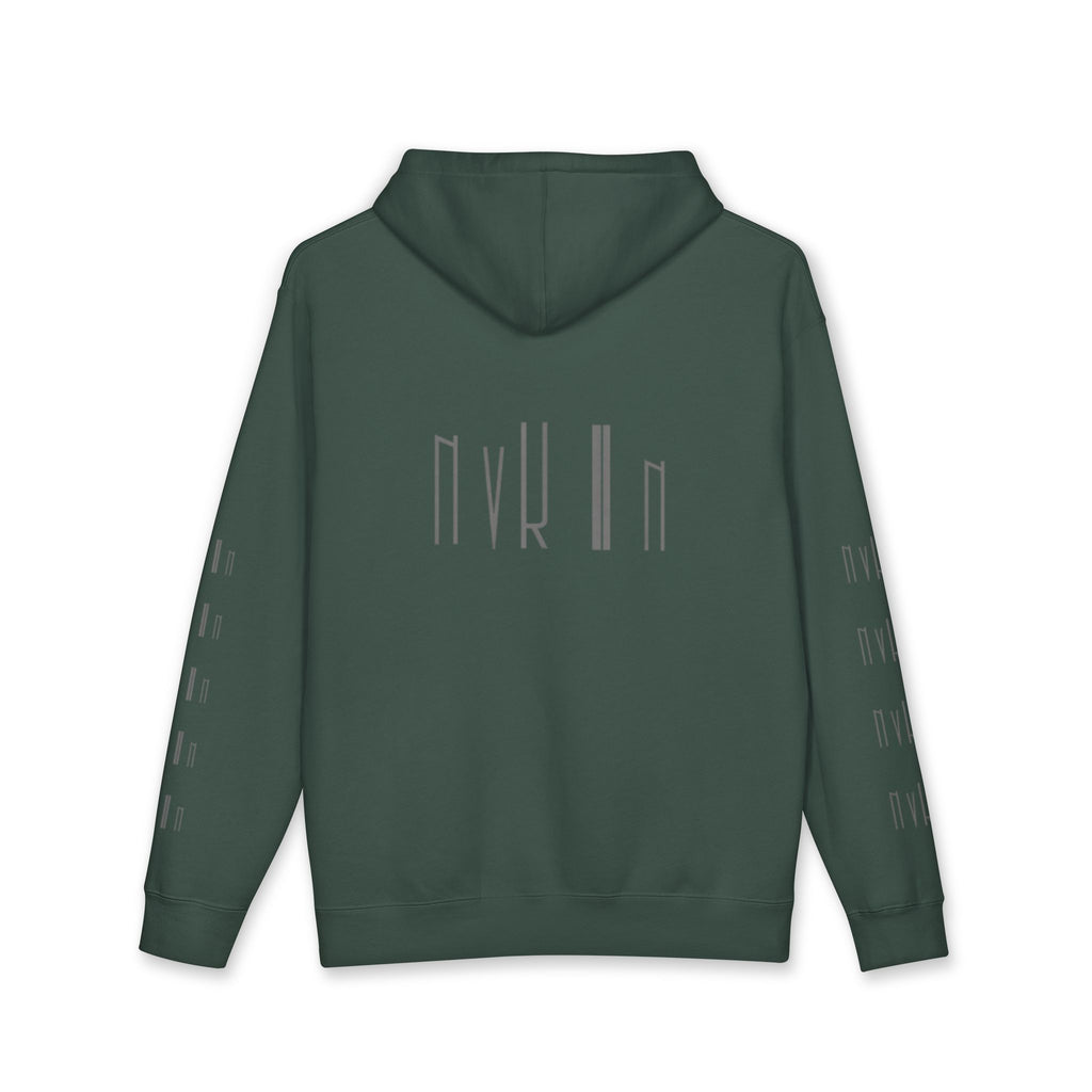 Nvklln Hoodie — Modern Rune-Style Graphic Sweatshirt