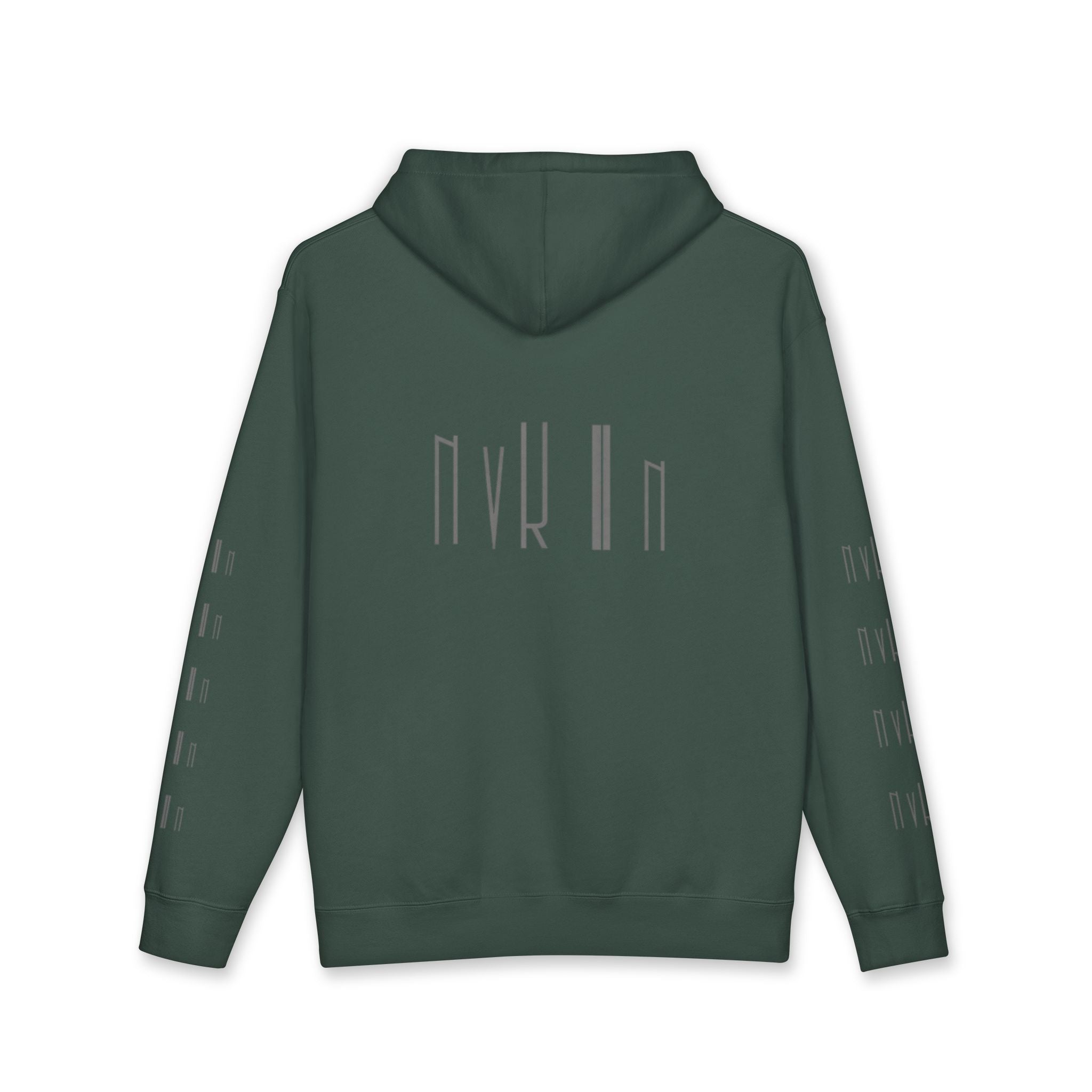 Nvklln Hoodie — Modern Rune-Style Graphic Sweatshirt