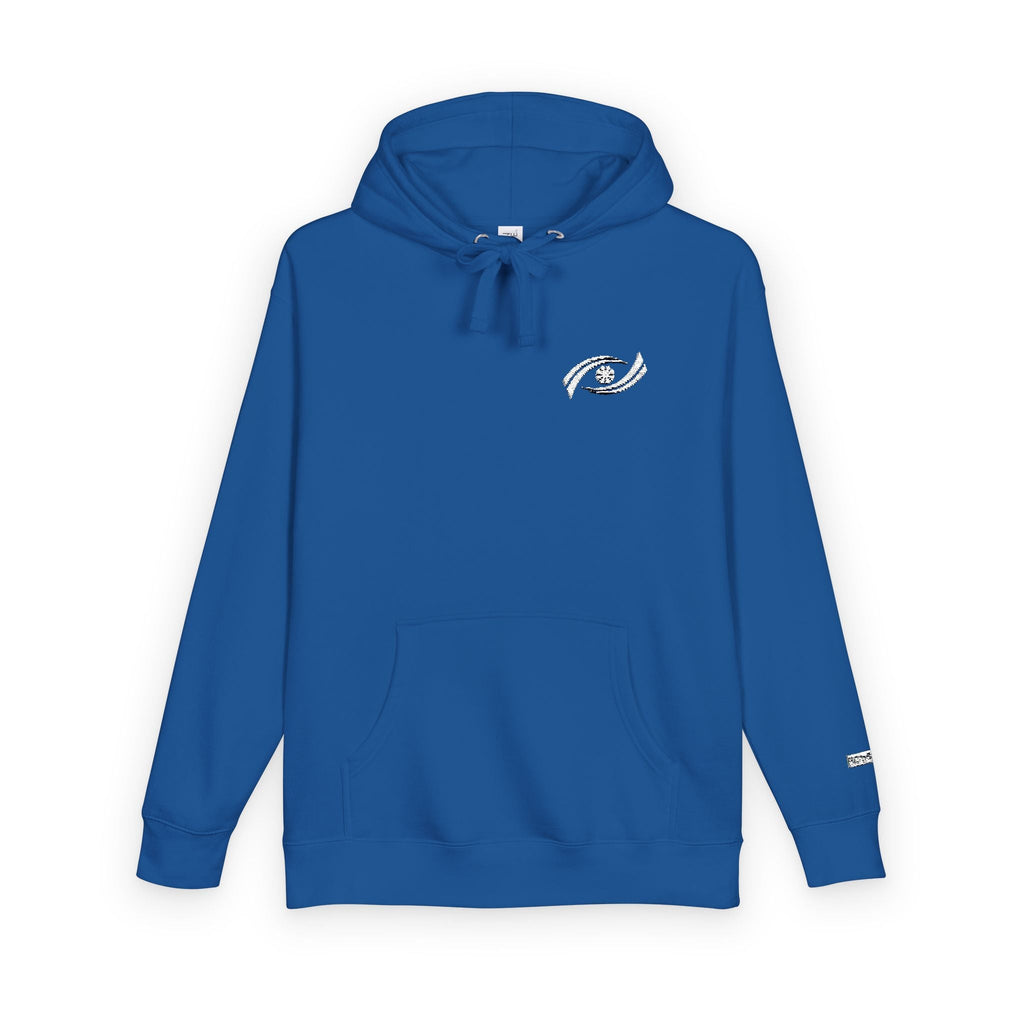 Cozy Unisex Fleece Hoodie with Artistic Design, Casual Wear, Gift for Him/Her, Fall Fashion, Everyday Comfort Printify