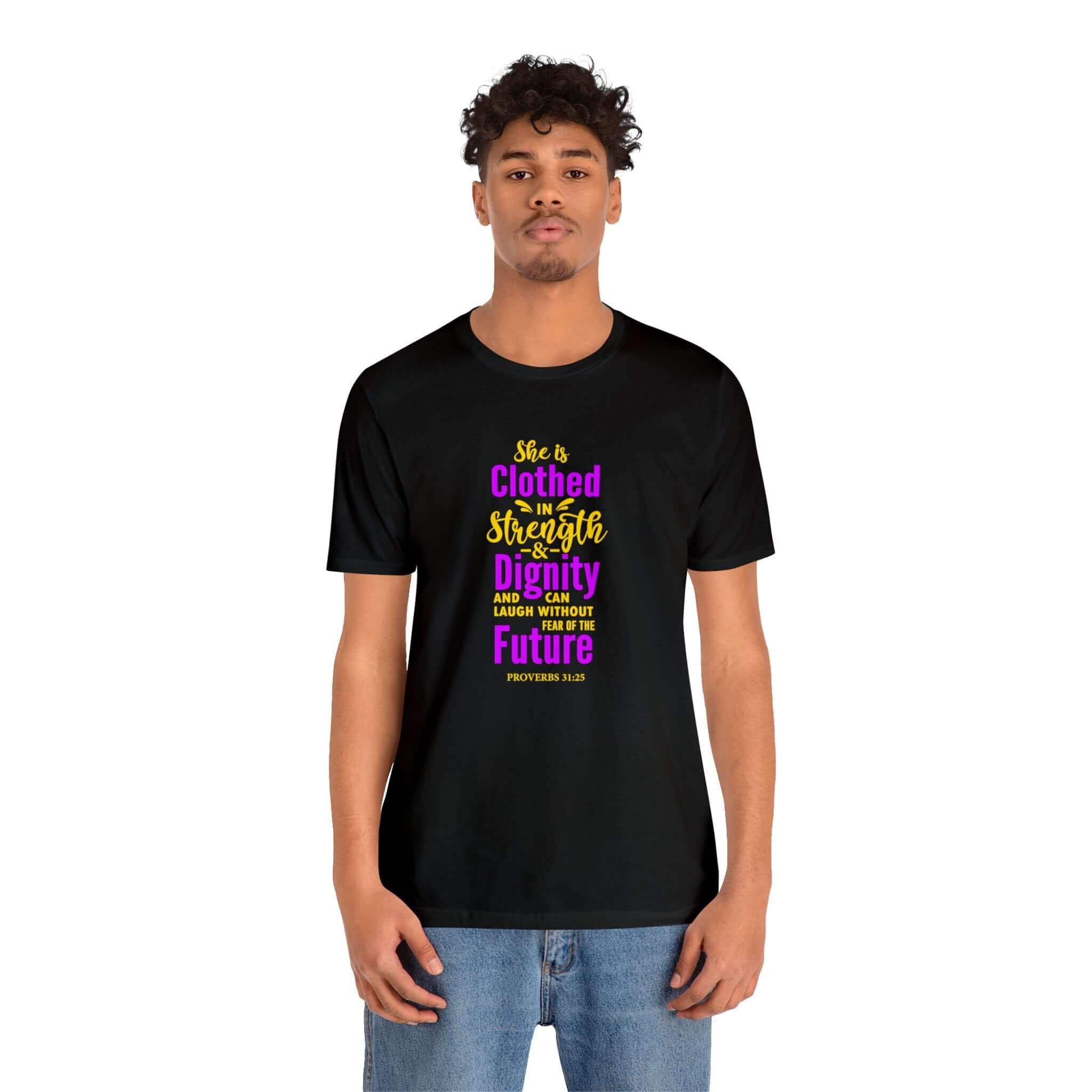She Is Clothed In Strength Unisex Tee - RC’nSONS